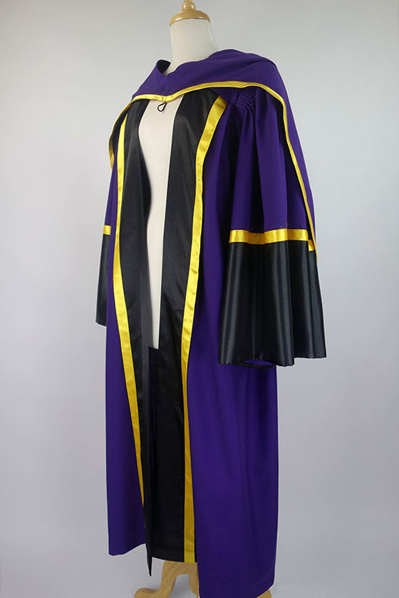 London School of Economics PhD Graduation Gown Set - Gown, Hood and Bonnet