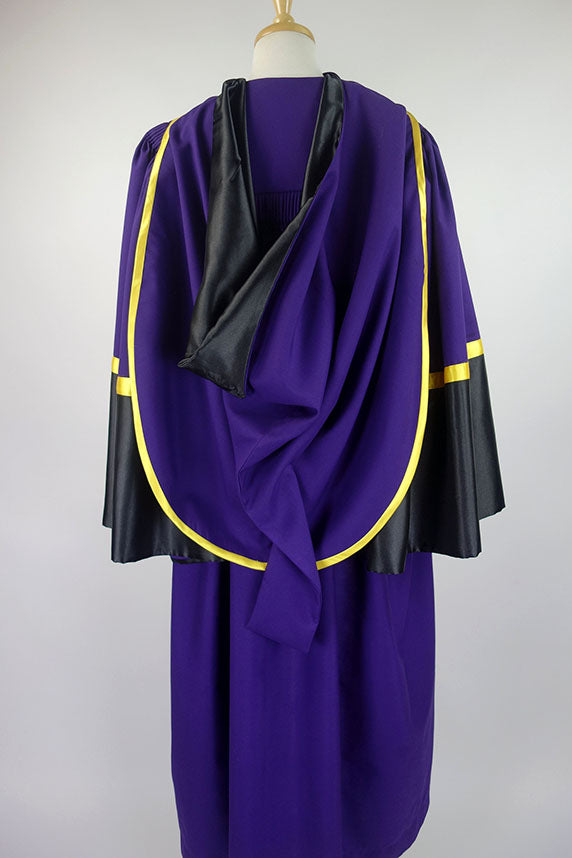 London School of Economics PhD Graduation Gown Set - Gown, Hood and Bonnet