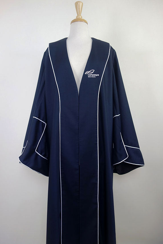 Corporate Mayoral Robe, Navy, Embroidered Council Logo