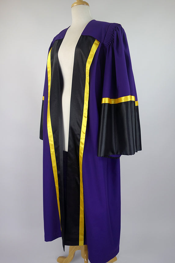 London School of Economics PhD Graduation Gown Set - Gown, Hood and Bonnet