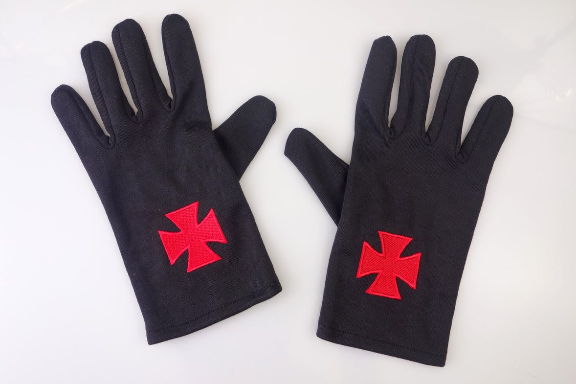 Knight Templar Cotton Gloves