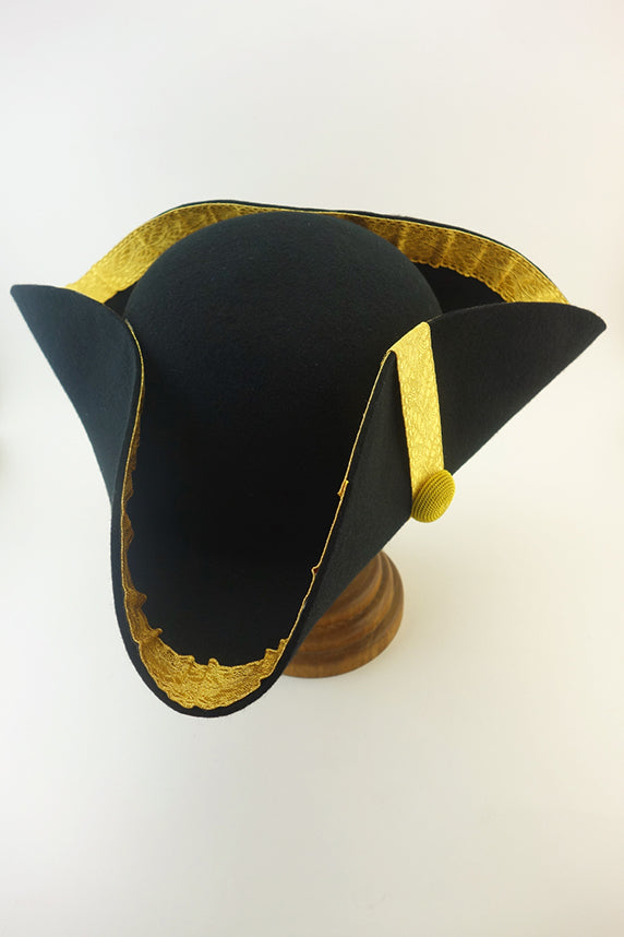 Tricorne Hat with Bullion Motif